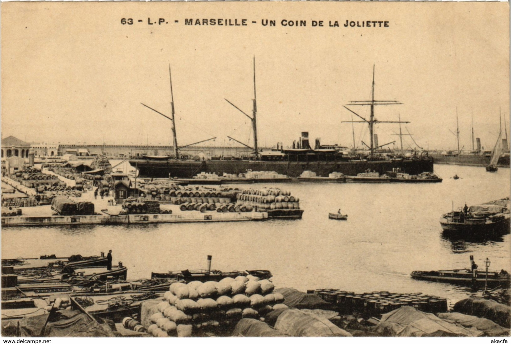 CPA MARSEILLE - Un Coin de la Joliette (988452)