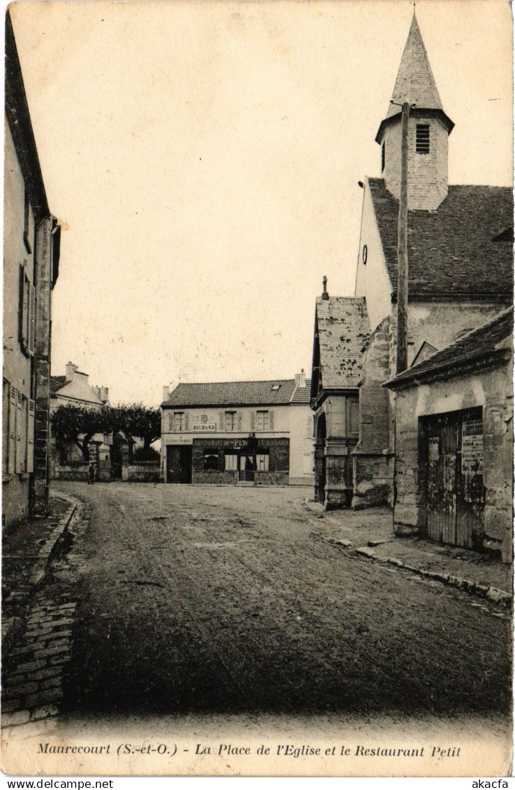 CPA Maurecourt Placede l'Eglise (1449620)