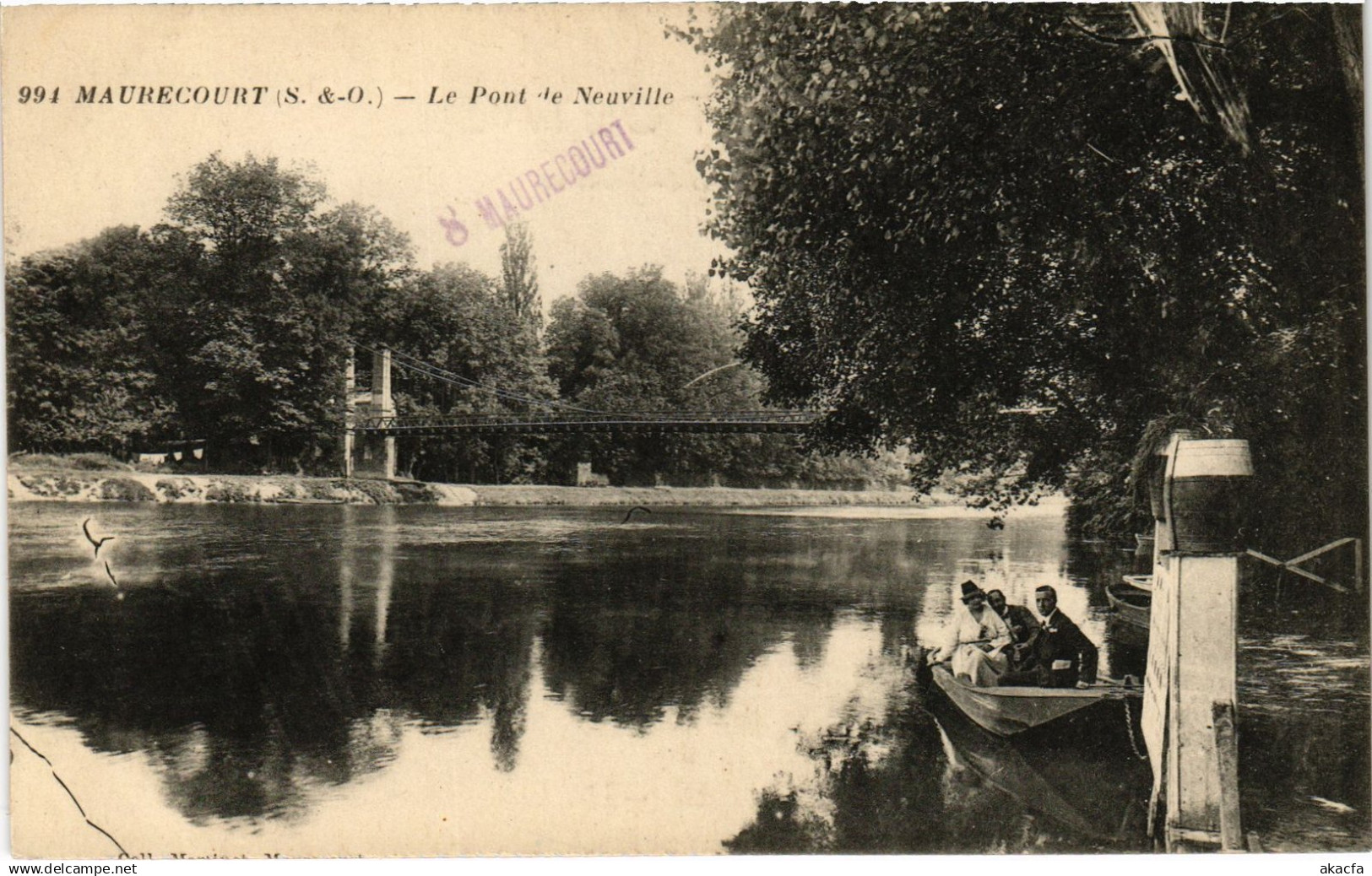 CPA Maurecourt Pont de Neuville (1449622)