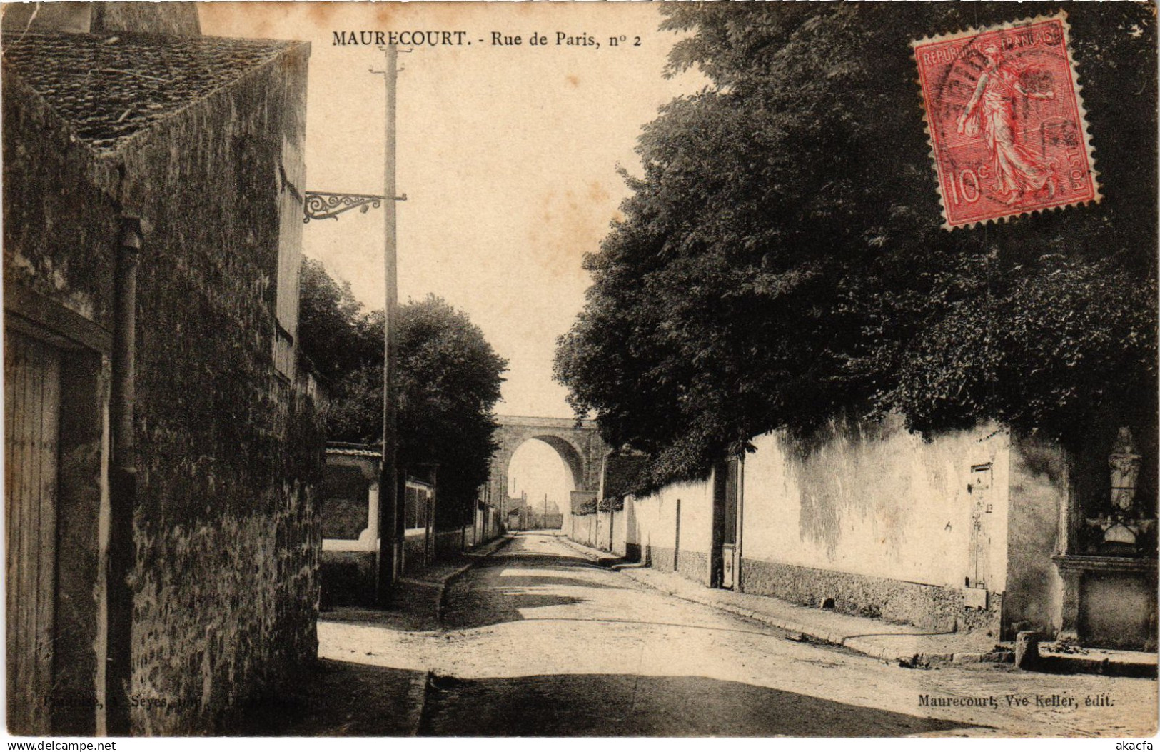 CPA Maurecourt Rue de Paris (1423917)