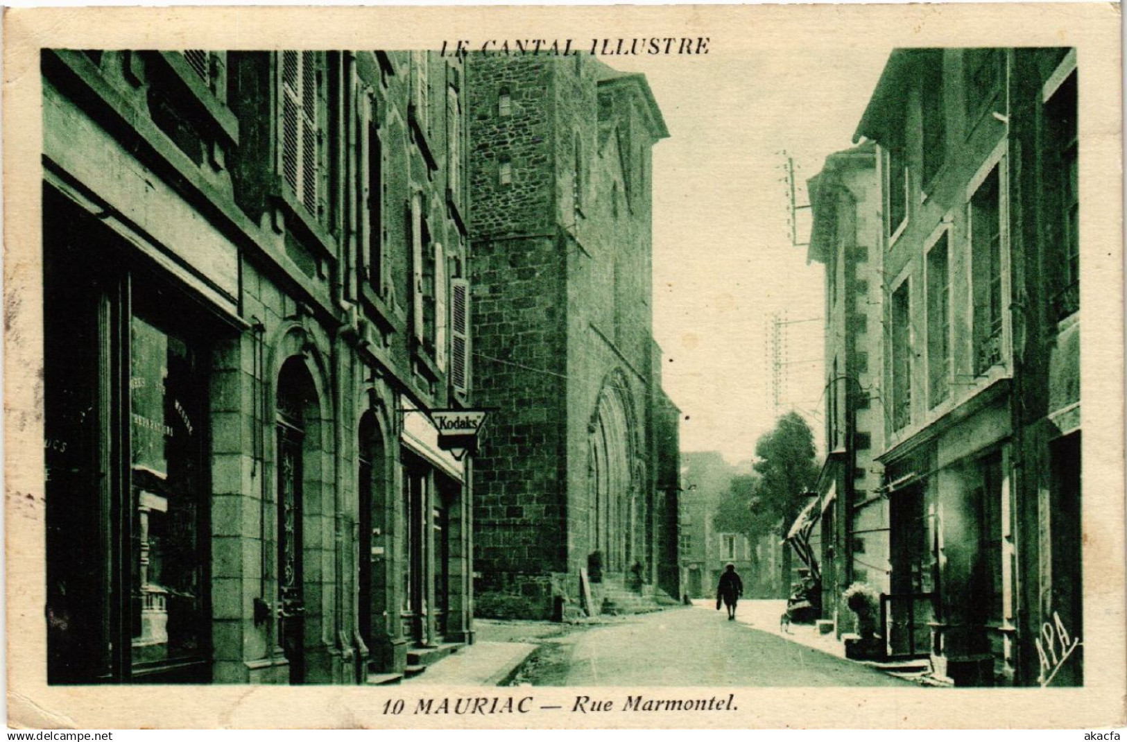 CPA MAURIAC - Rue Marmontel (480170)