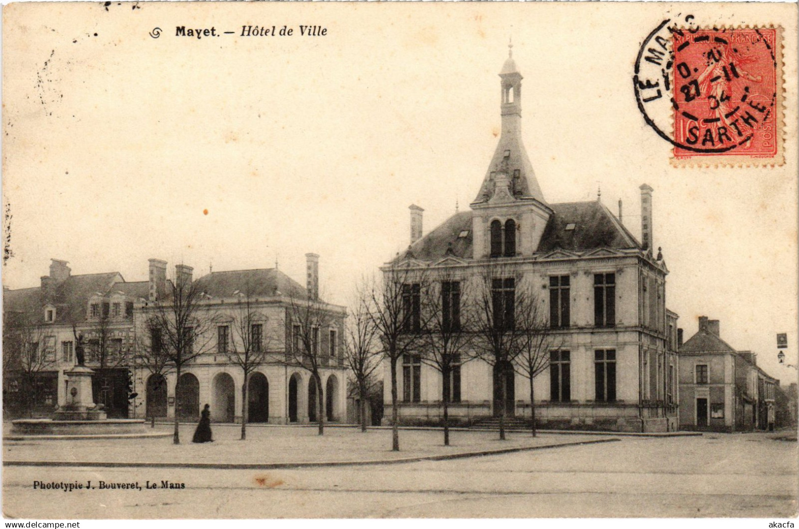 CPA Mayet Hotel de Ville (1429695)