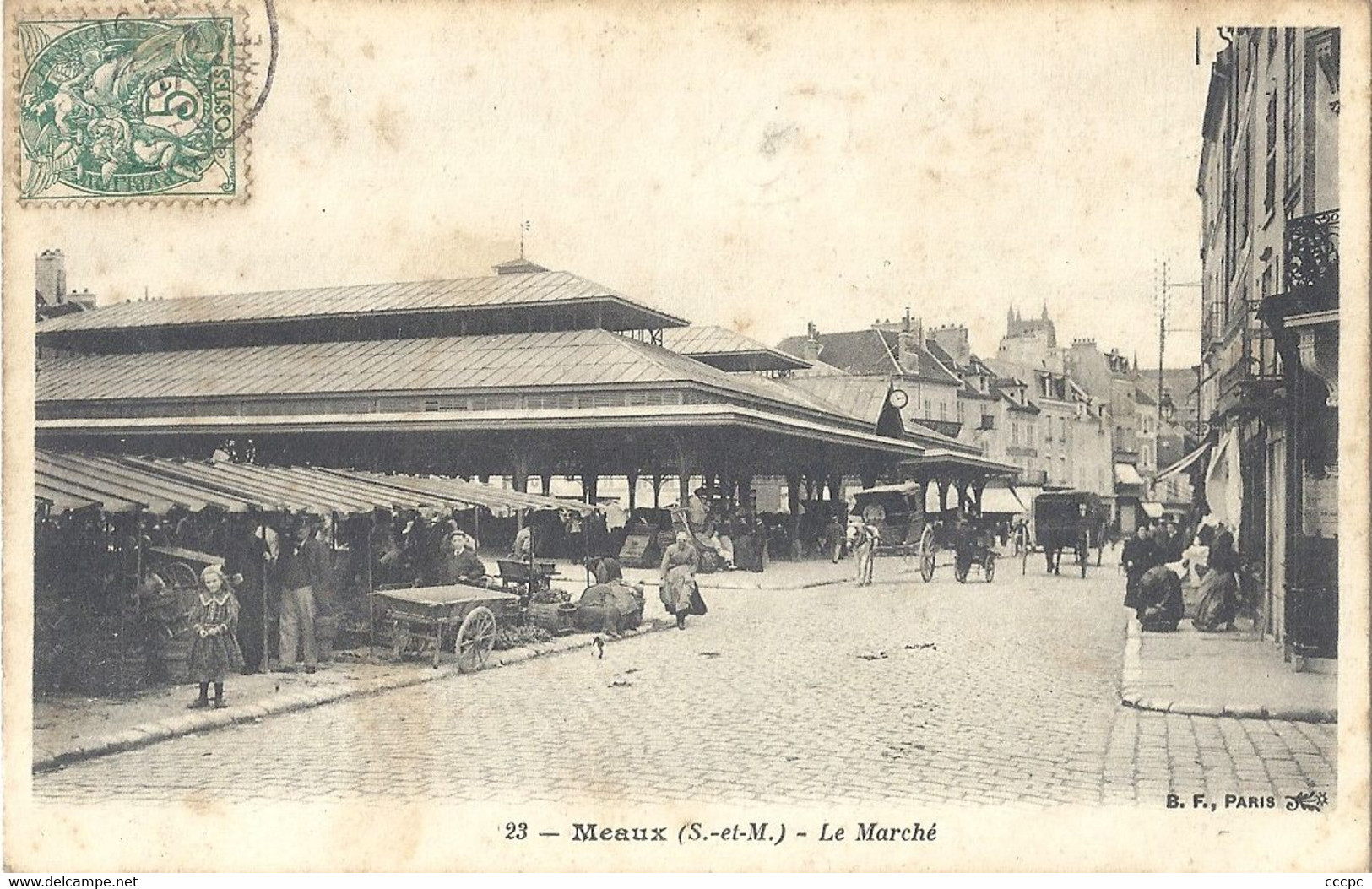 CPA Meaux Le Marché