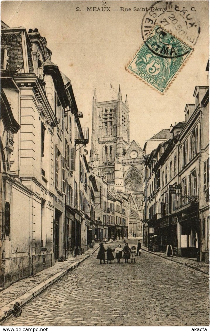 CPA MEAUX - Rue St-RÉMY (292774)