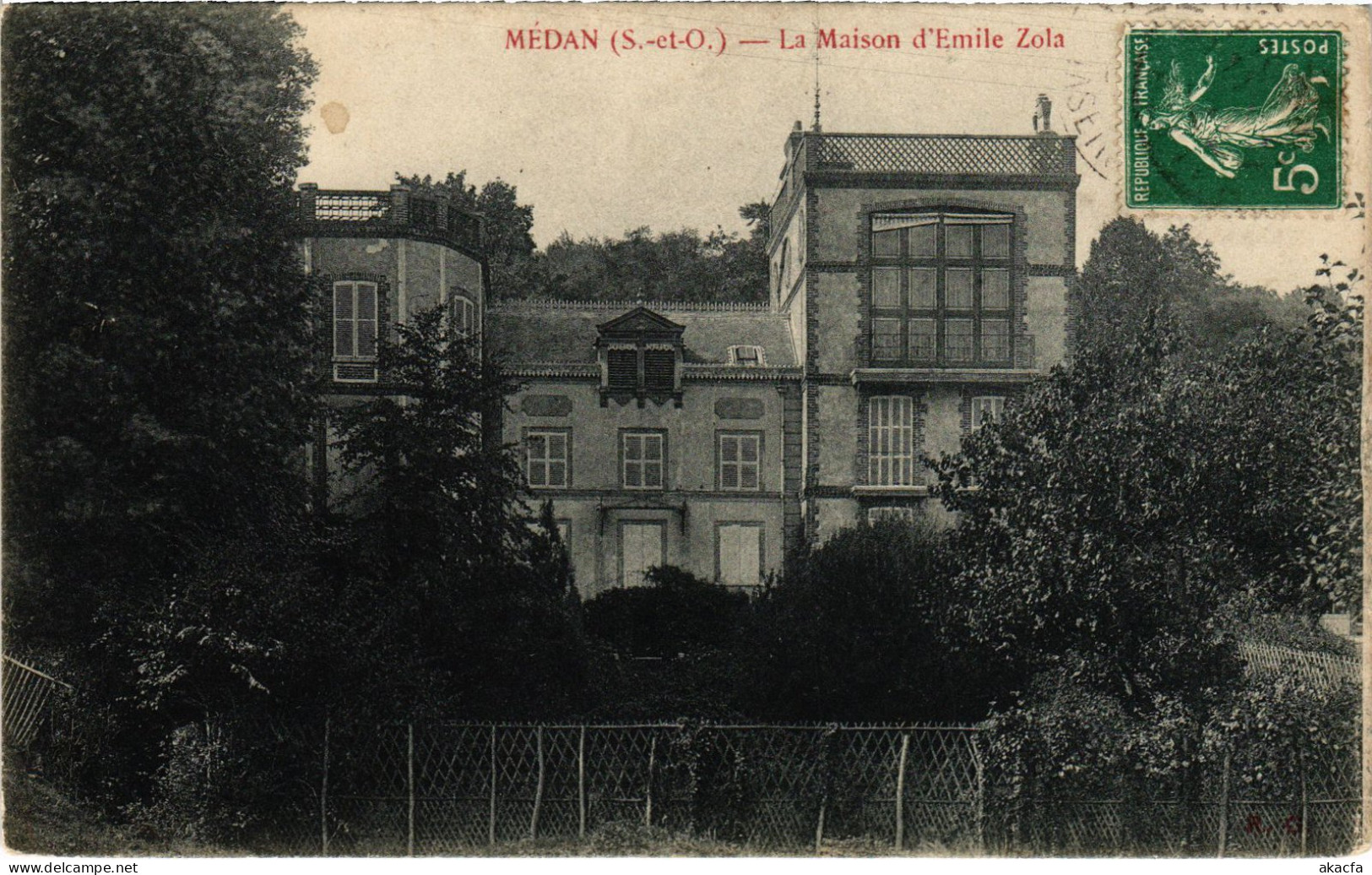 CPA MEDAN La Maison d'Emile Zola (1386391)