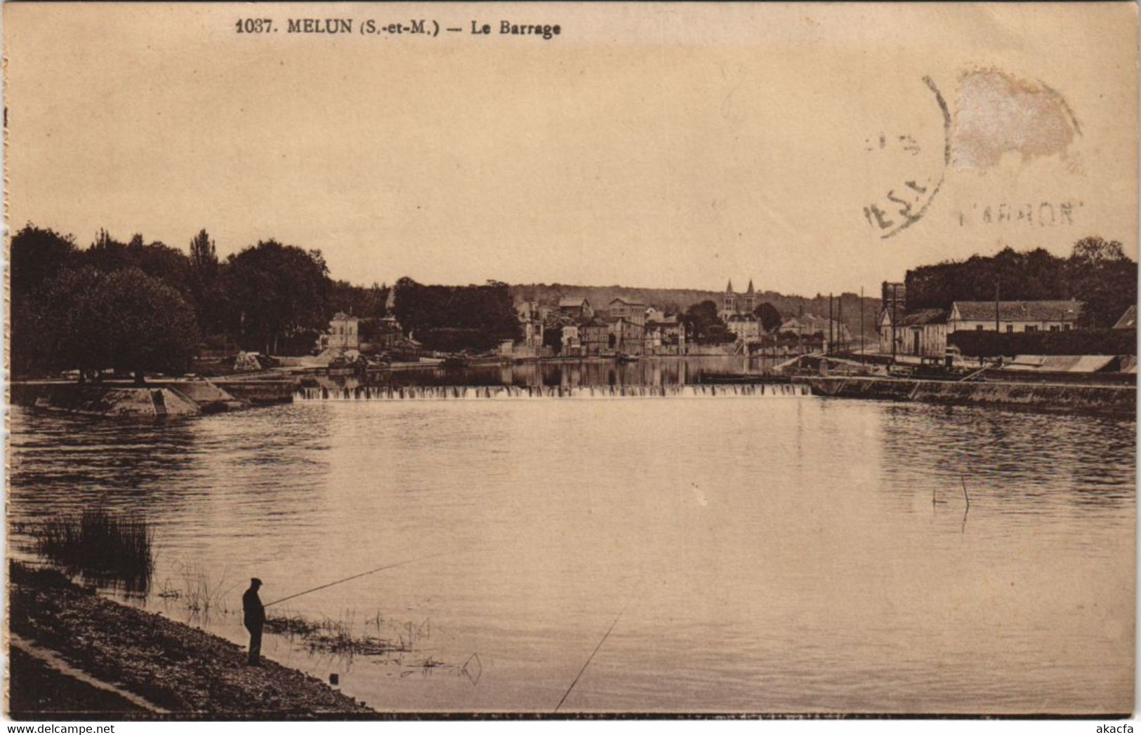 CPA MELUN La Barrage (806370)