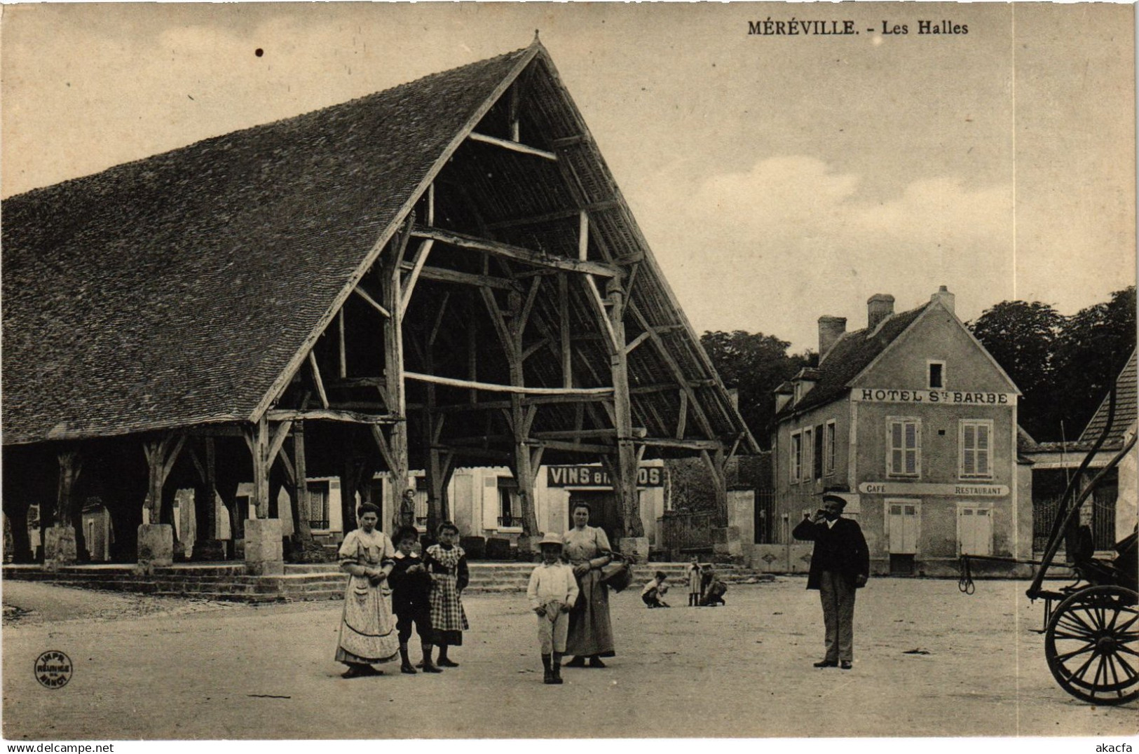 CPA Méréville Les Halles (1391337)