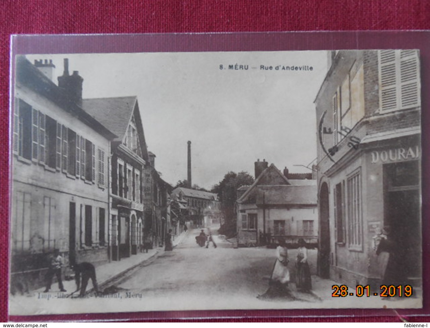 CPA - Méru - Rue d'Andeville