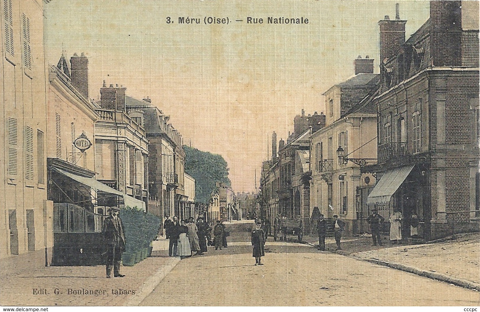 CPA Méru Rue Nationale