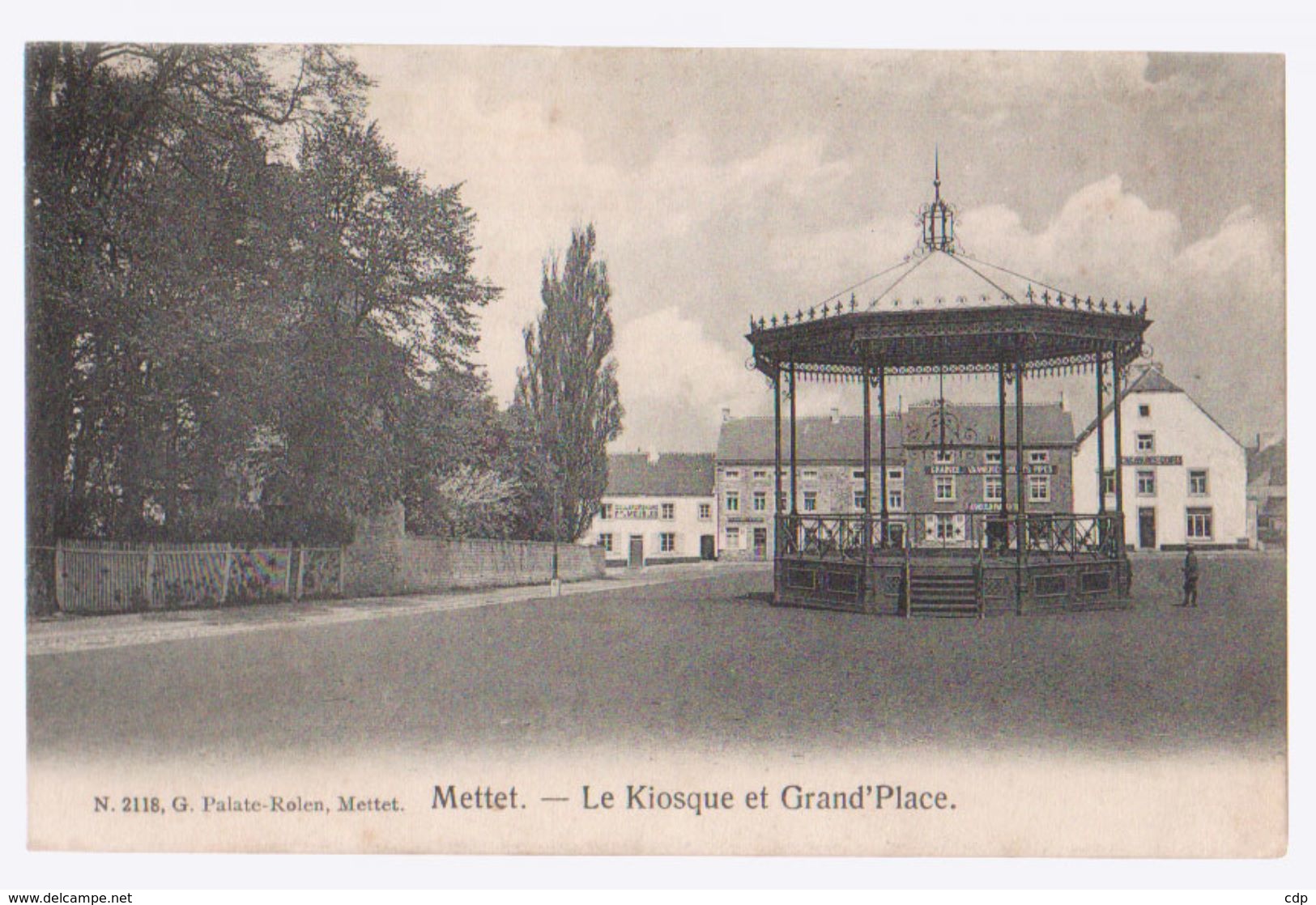 cpa mettet  kiosque  1906