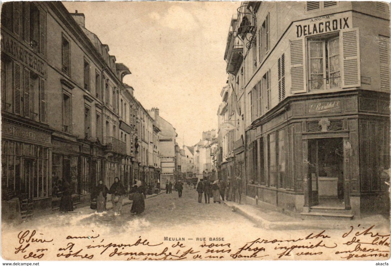 CPA MEULAN - Rue Basse (102802)