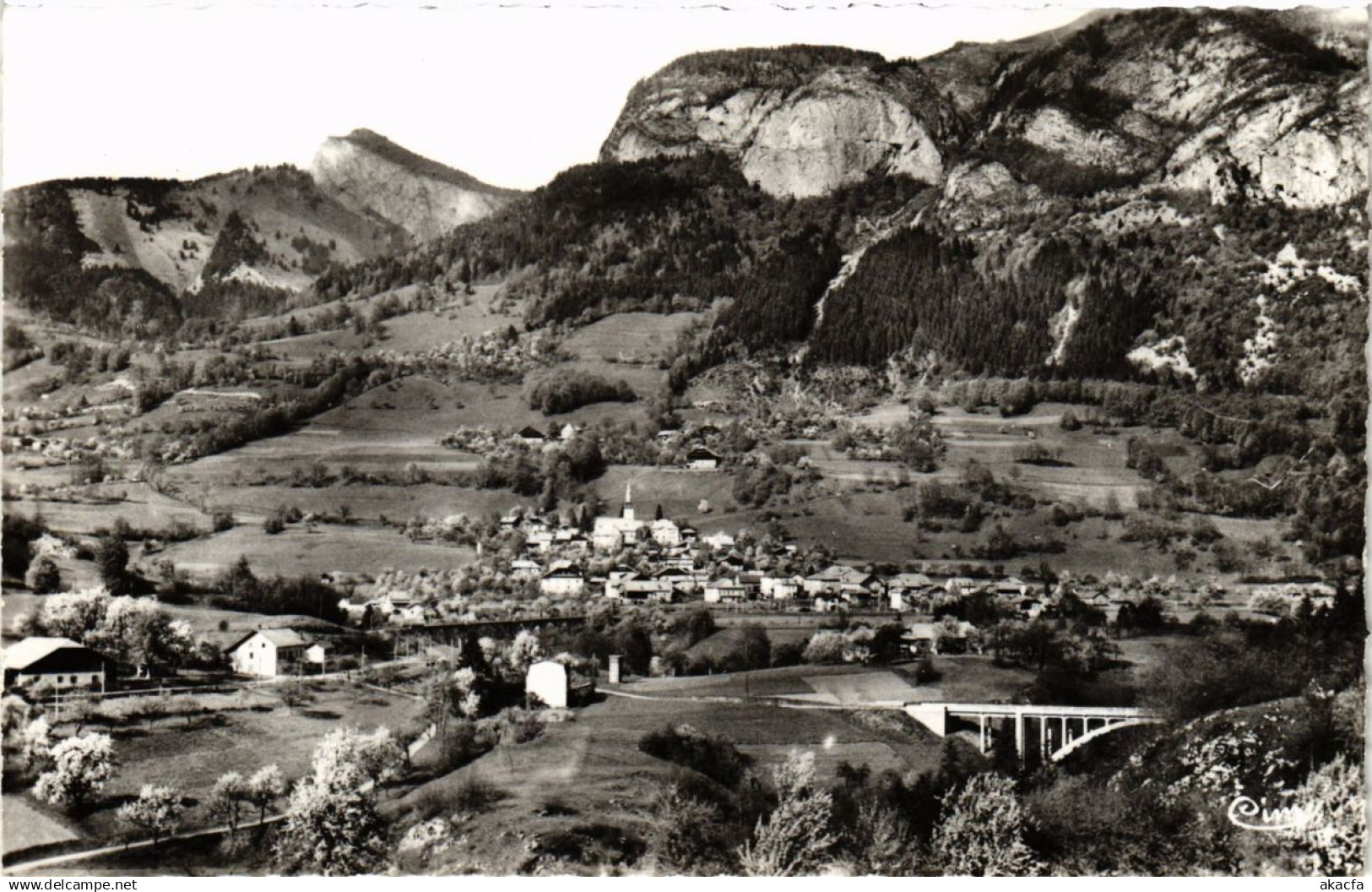 CPA MIEUSSY (74.Hte-Savoie) alt 636m - Vue générale aerienne (248099)