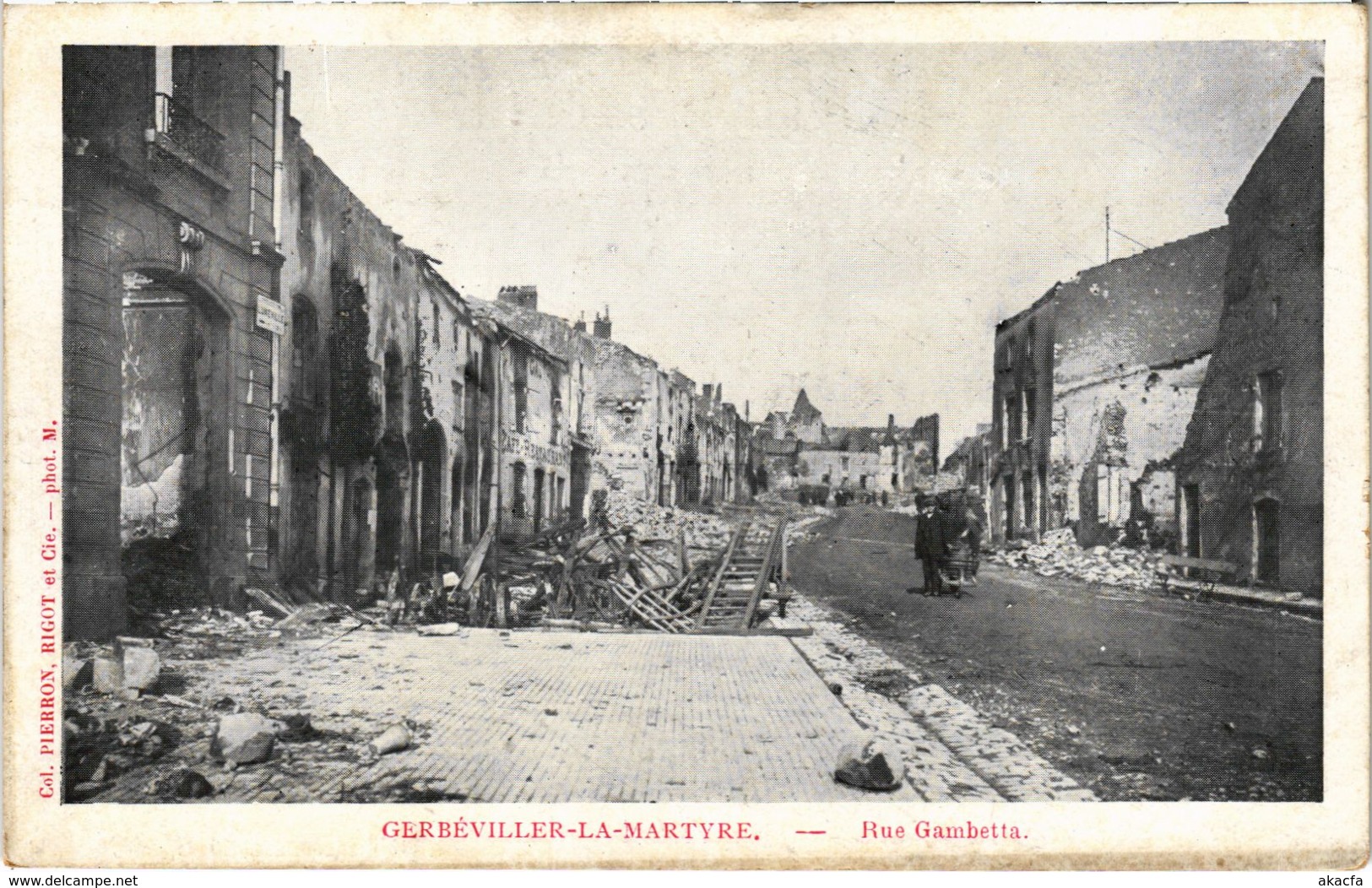 CPA Militaire Gerbéviller-La-Martyre - Rue Gambetta (91806)