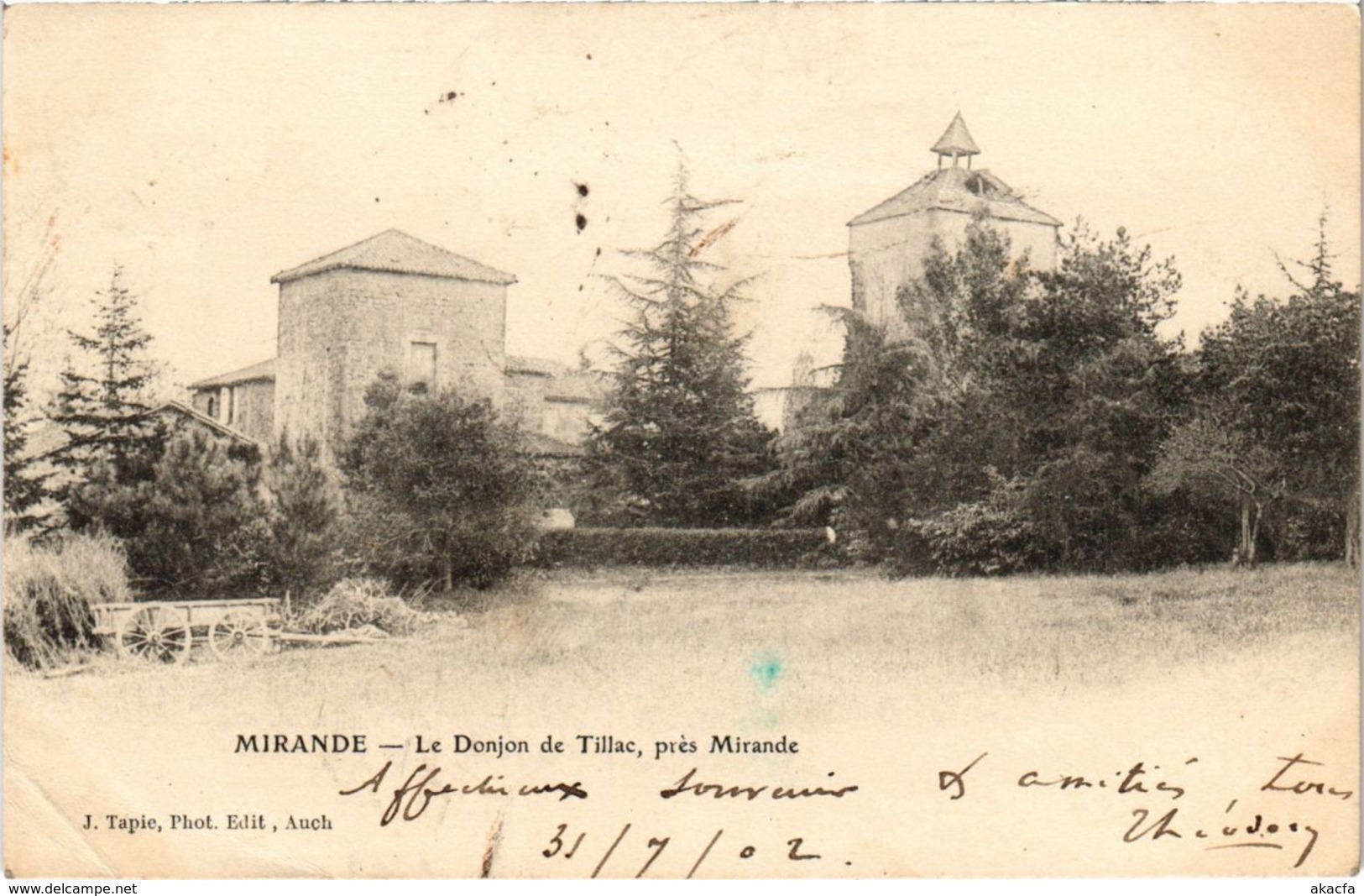 CPA MIRANDE - Le Donjon de Tillac (108128)