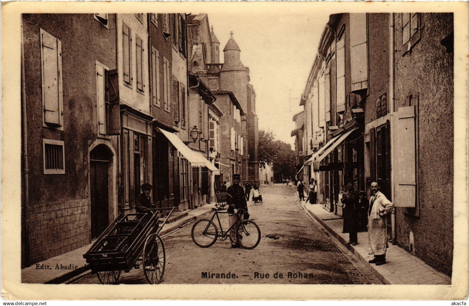 CPA Mirande Rue de Rohan (1392487)