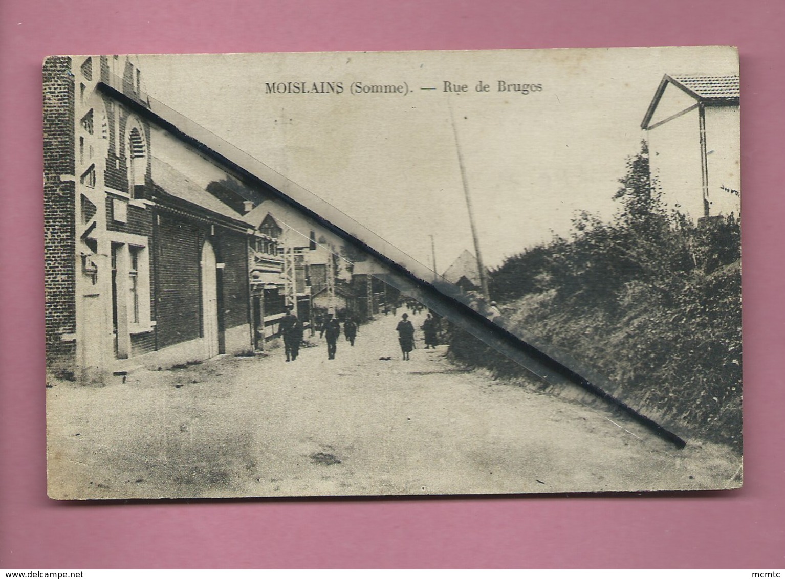 CPA - Moislains  - (Somme) - Rue de Bruges