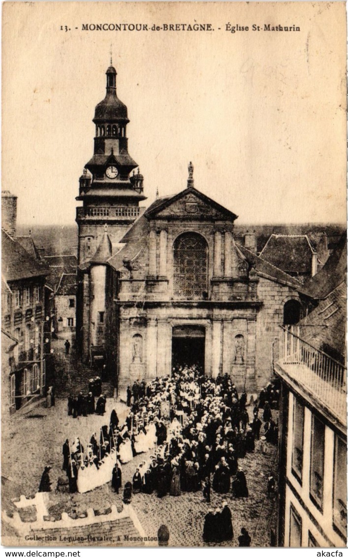 CPA MONCONTOUR de Bretagne - Église St-Mathurin (994850)