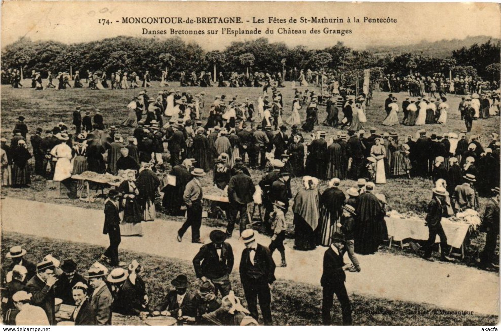 CPA MONCONTOUR de Bretagne-Les Fetes de St-Mathurin (231185)