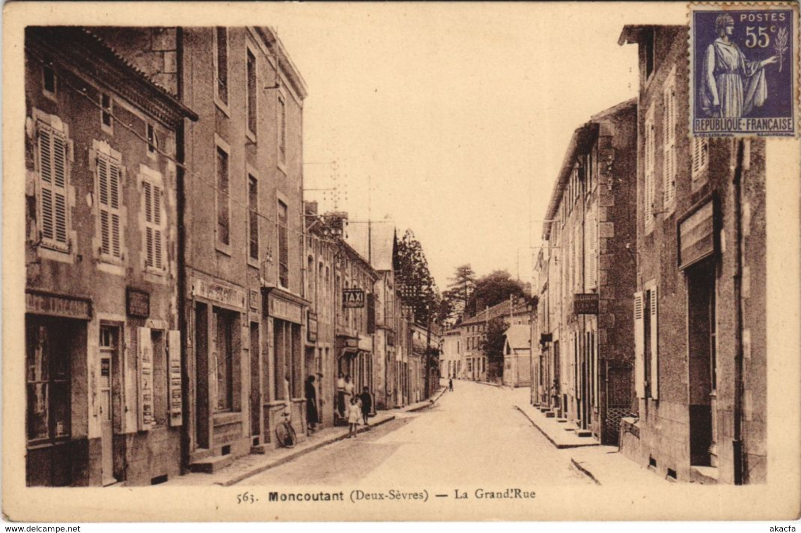 CPA MONCOUTANT La Grand'Rue (1141447)