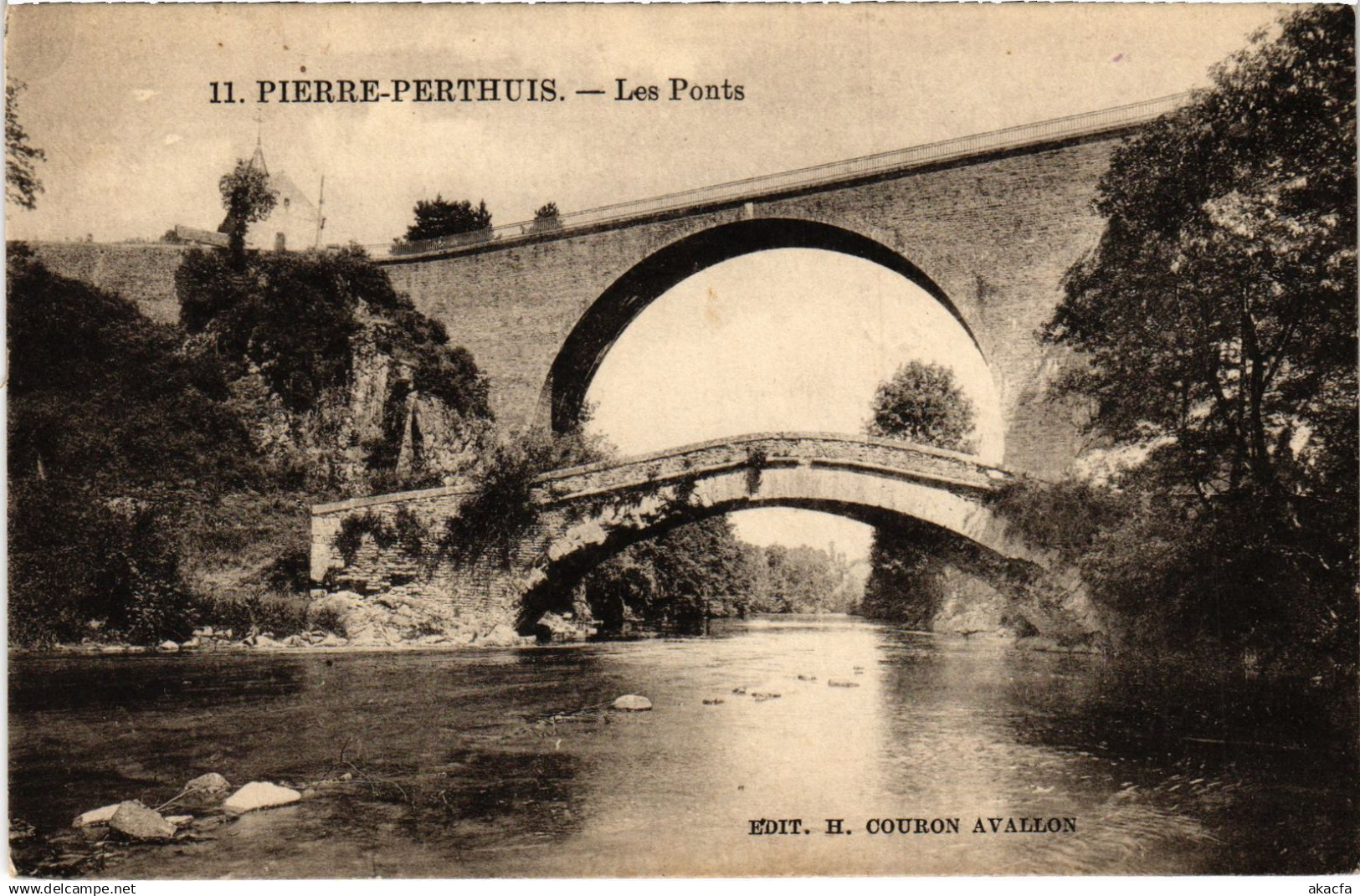 CPA Moneteau les Ponts (1426535)