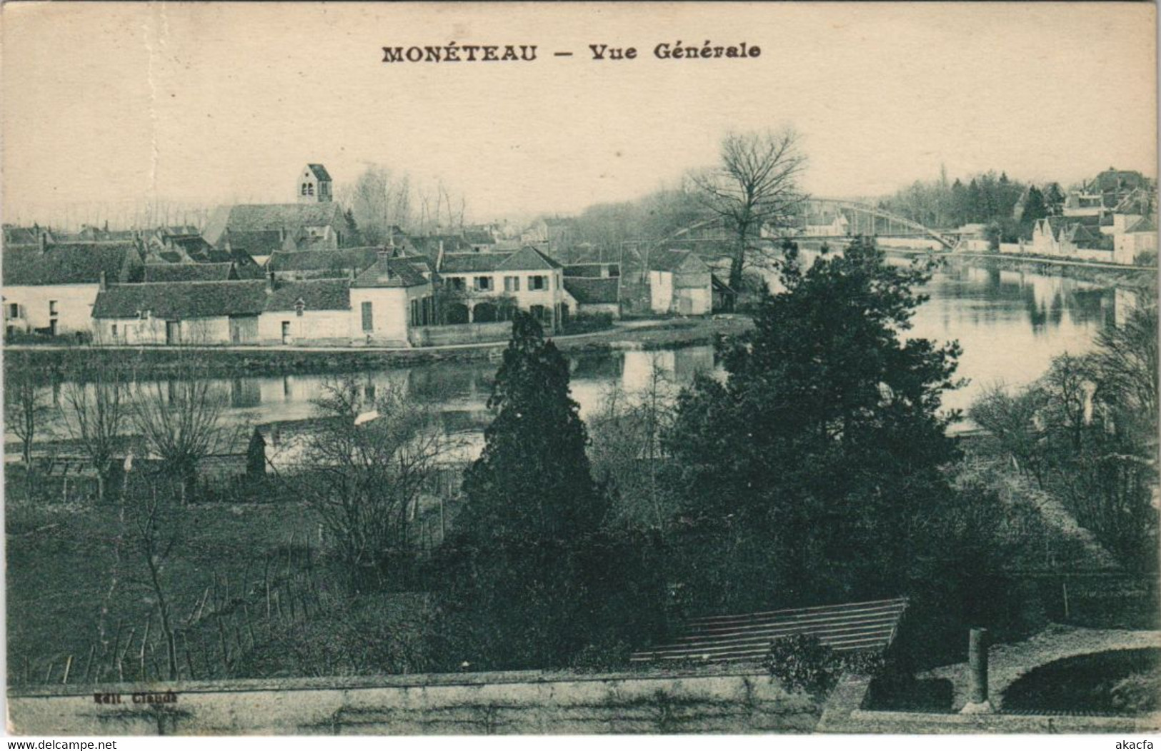 CPA MONETEAU - Vue générale (146458)