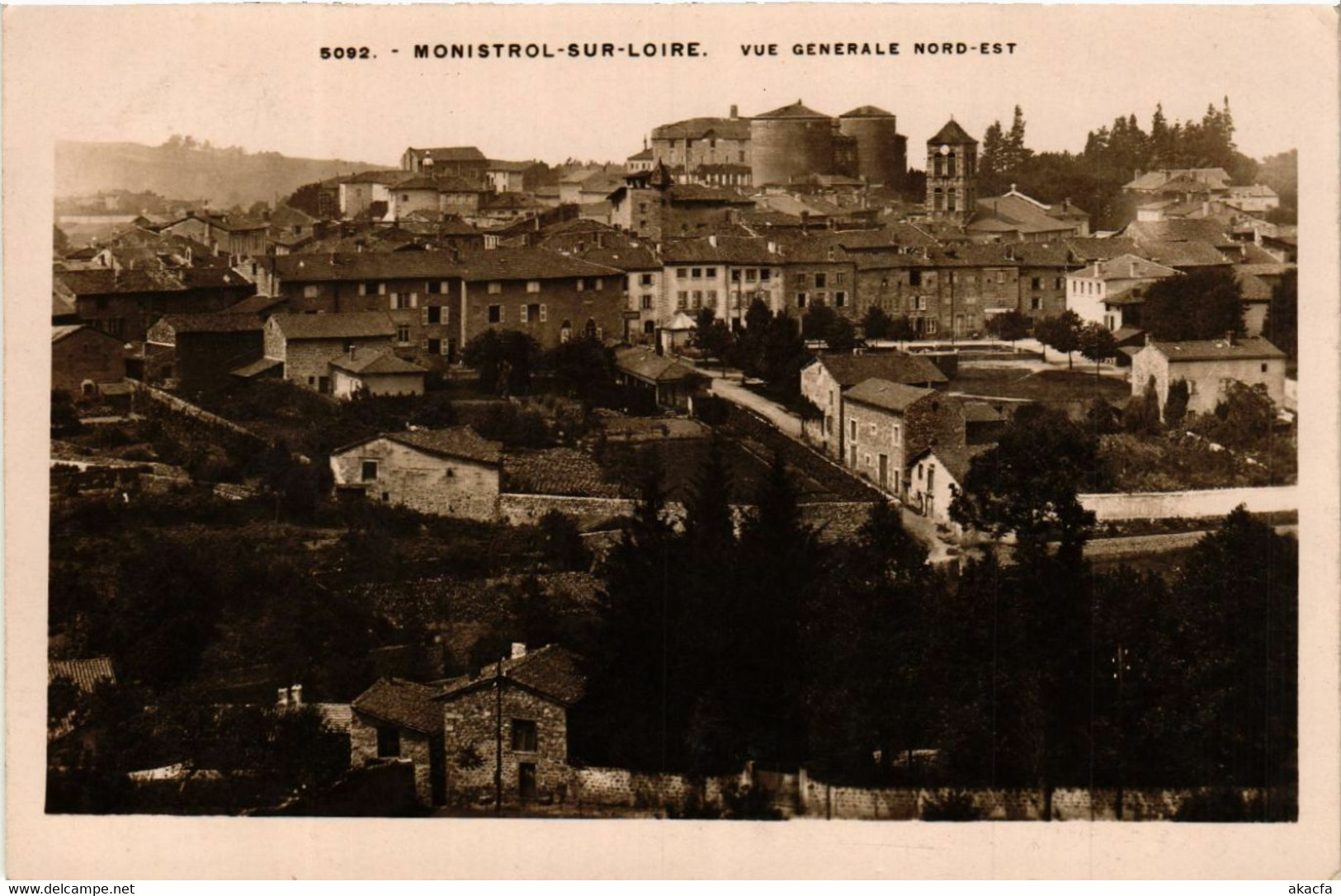 CPA MONISTROL-sur-LOIRE - Vue générale Nord-Est (517278)