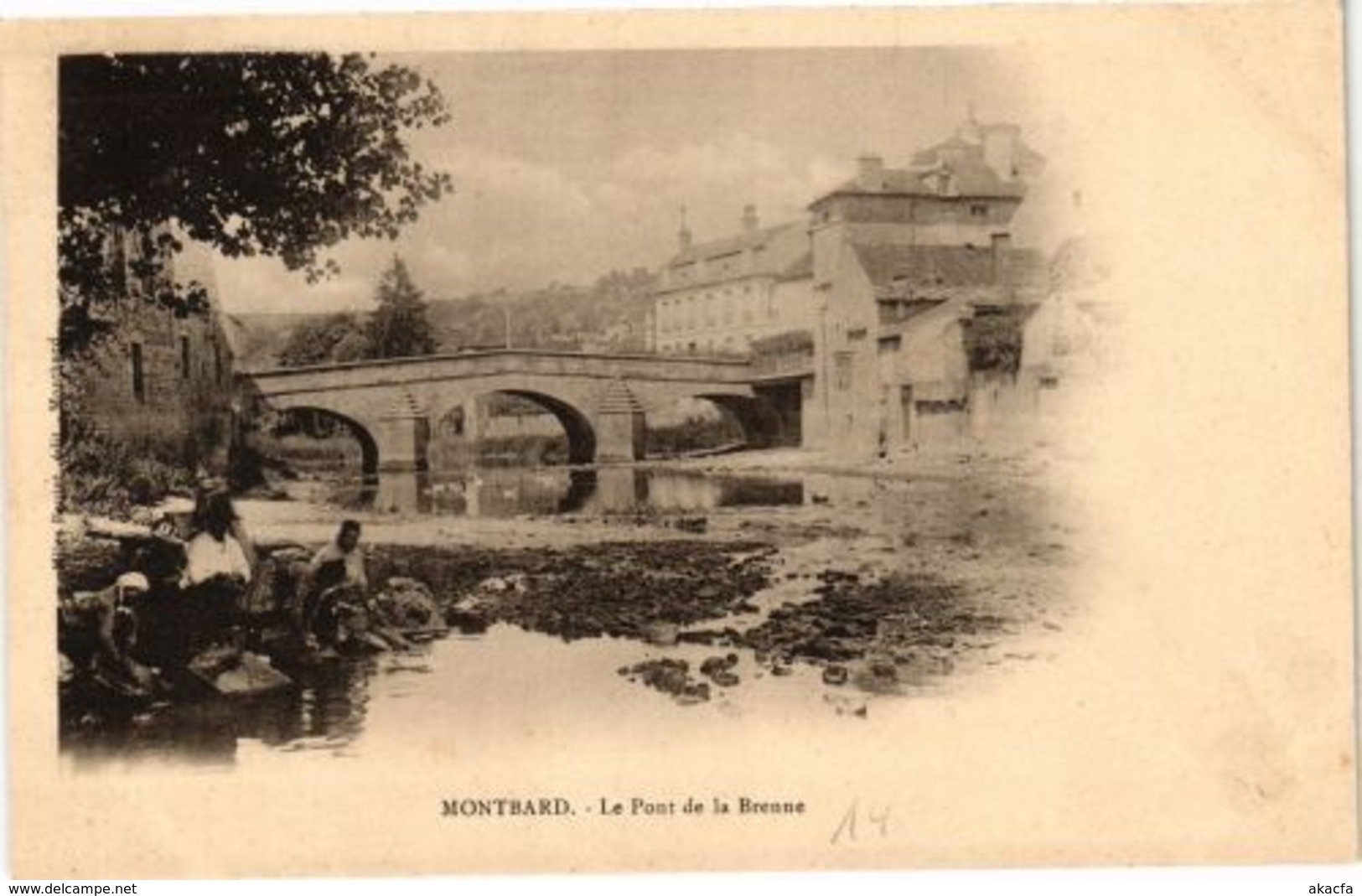 CPA MONTBARD - Le Pont de la Brenne (176028)