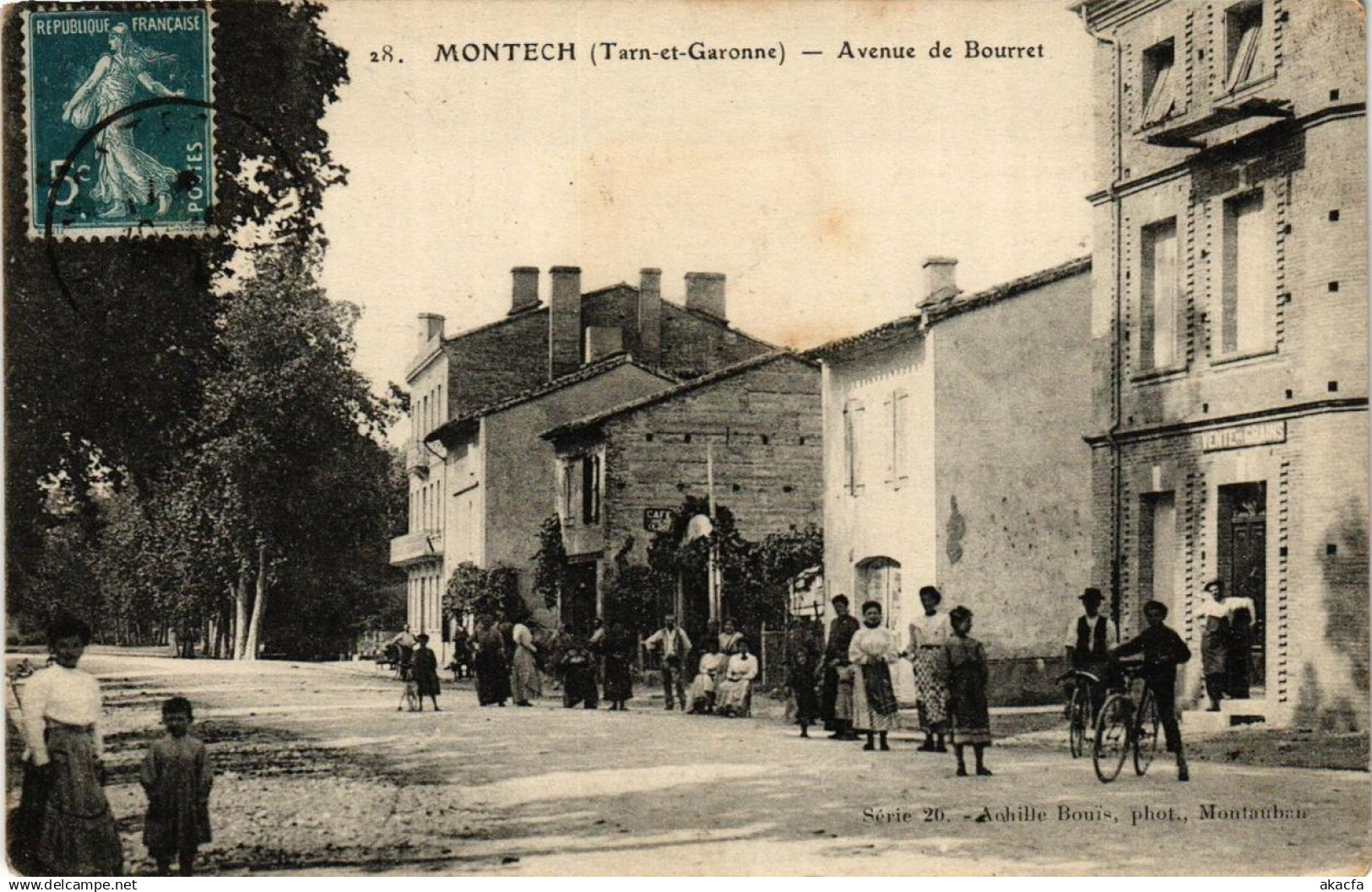 CPA Montech Avenue de Bourret (614852)