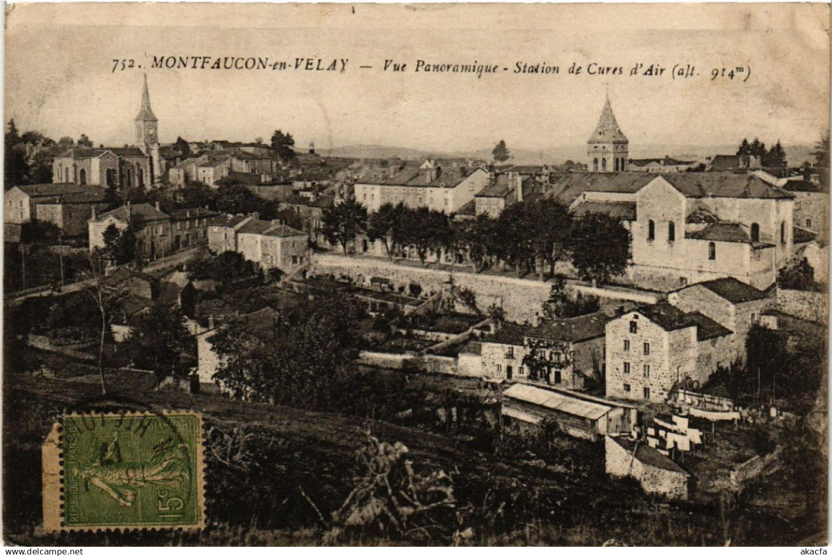 CPA MONTFAUCON-en-VELAY - Vue Panoramique - Station de Cures d'Air (517904)