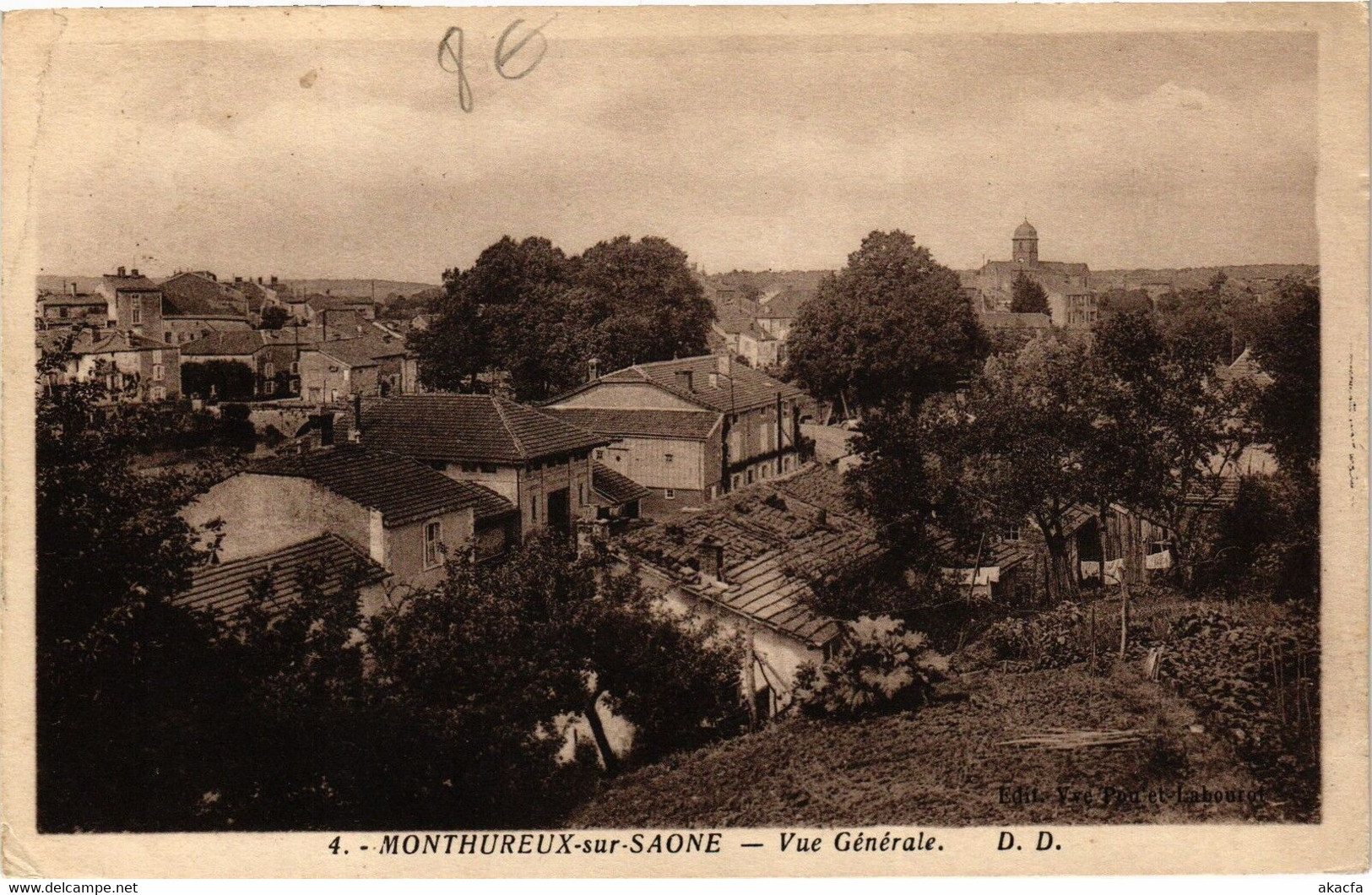 CPA MONTHUREUX-sur-SAONE - Vue Générale (200523)