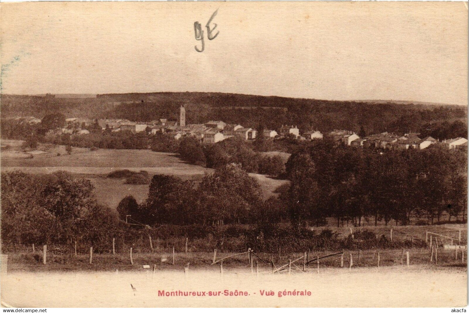 CPA MONTHUREUX-sur-SAONE - Vue générale (200562)