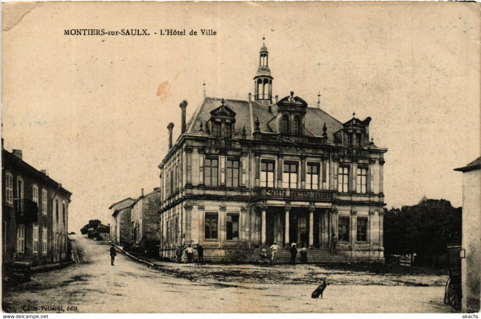 CPA MONTIERS-sur-SAULX - L'Hotel de Ville (391577)