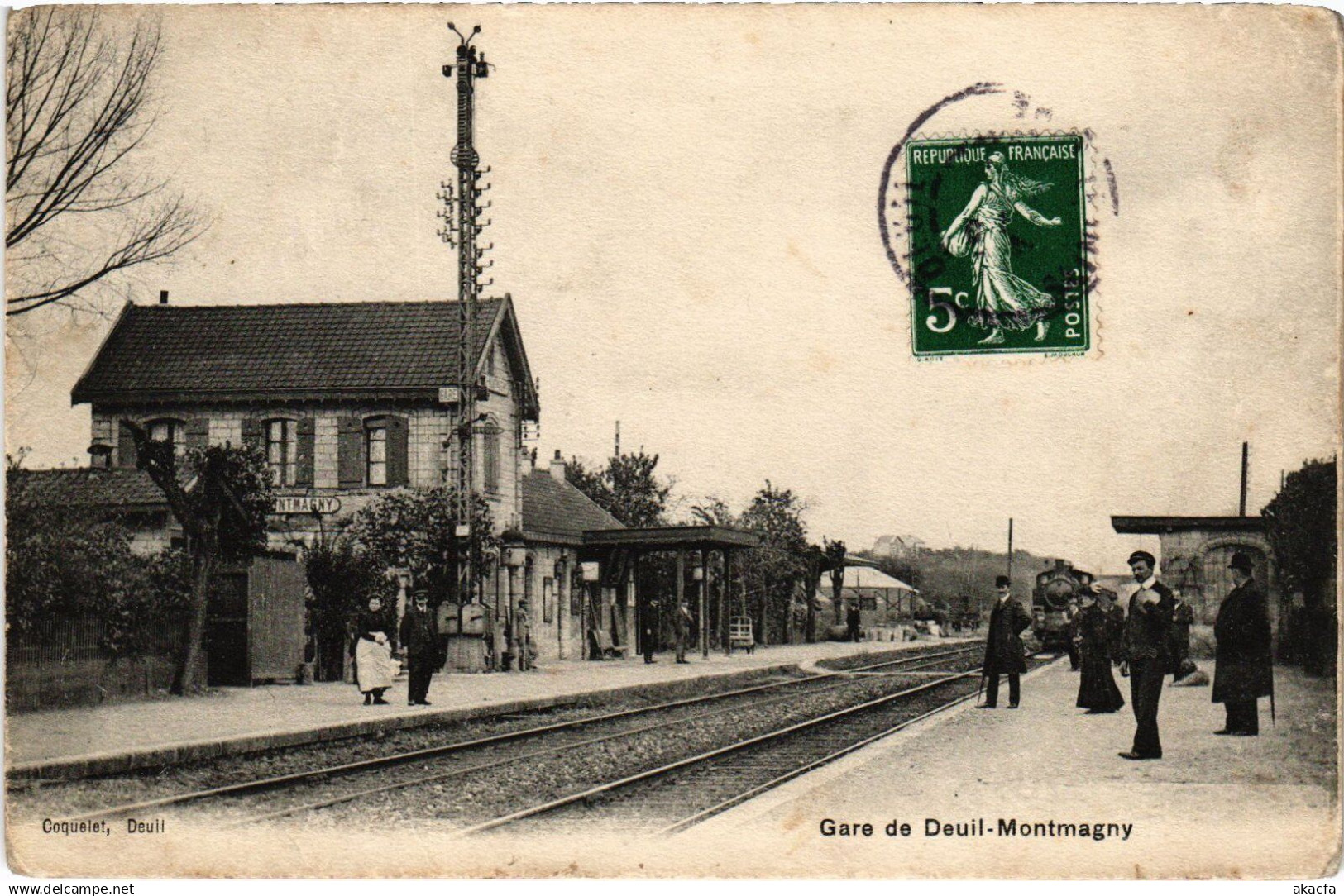 CPA Montmagny Gare de Deuil FRANCE (1309049)