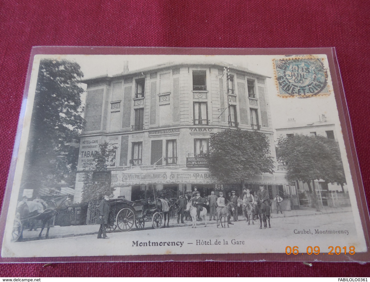 CPA - Montmorency - Hôtel de la Gare