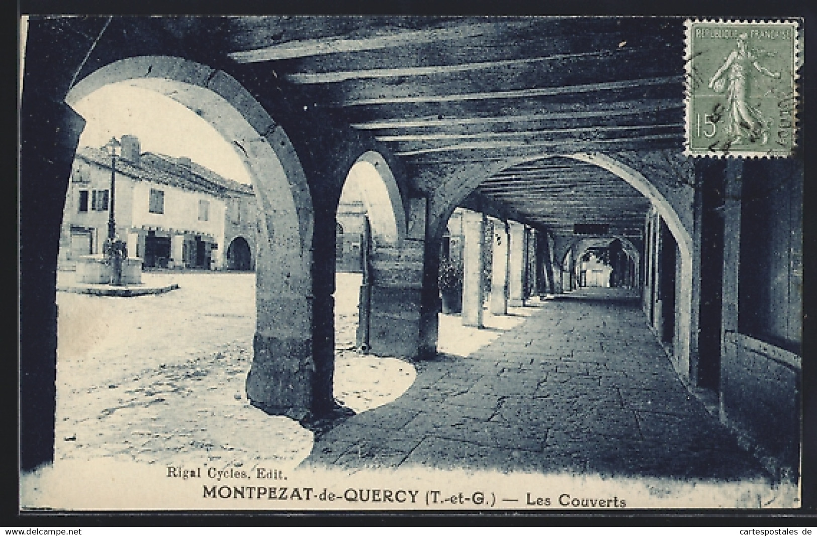 CPA Montpezat-de-Quercy, Les Couverts