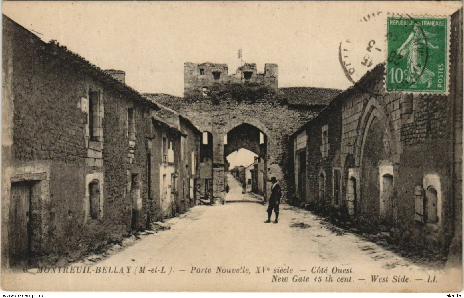 CPA MONTREUIL-BELLAY Porte Nouvelle (1164635)