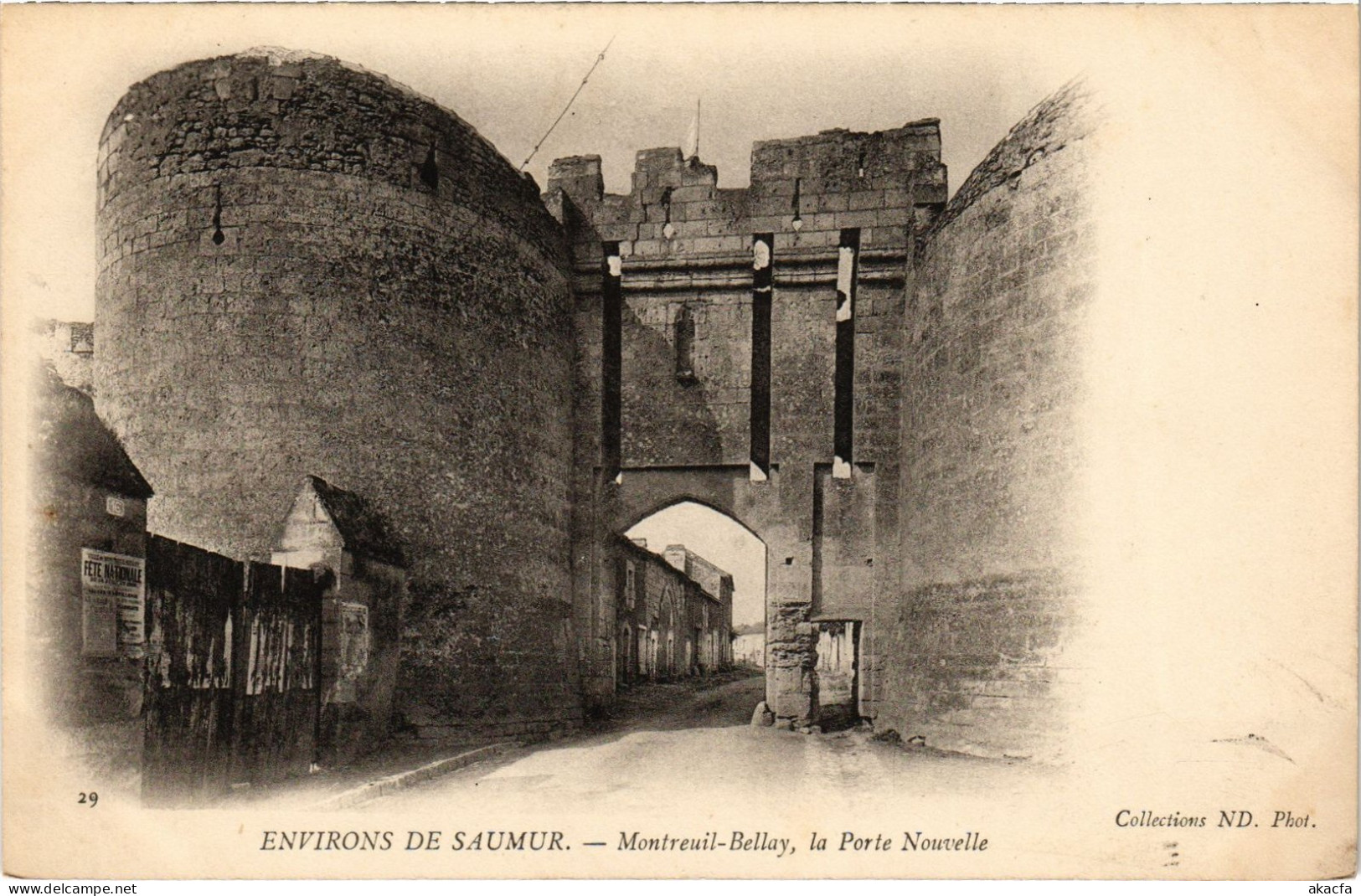 CPA Montreuil-Bellay Porte Nouvelle (1180048)