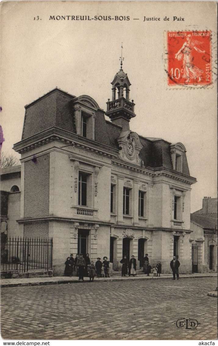 CPA MONTREUIL-sous-BOIS - Justice de Paix (124179)