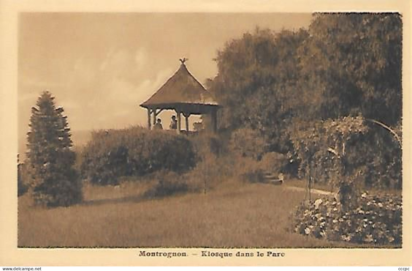 CPA Montrognon - Champagne-sur-Oise Kiosque dans le Parc