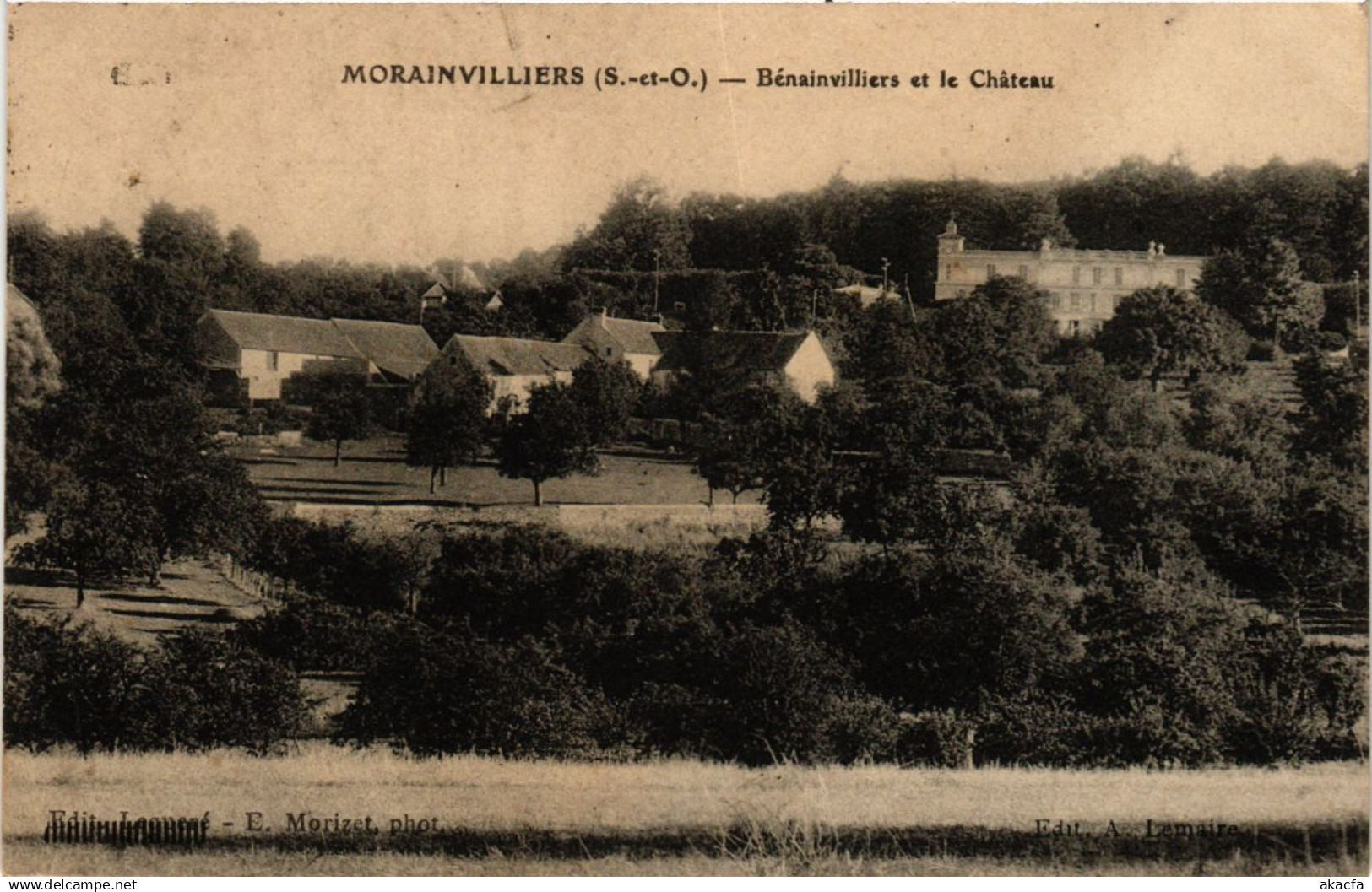 CPA MORAINVILLIERS - Benainvilliers et le Chateau (246803)