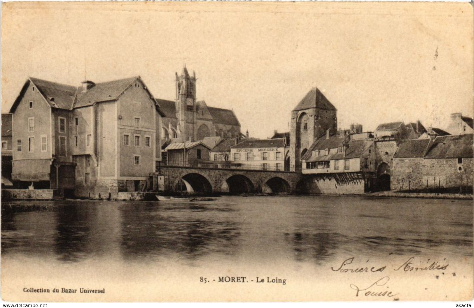 CPA Moret sur Loing Le Loing (1267821)