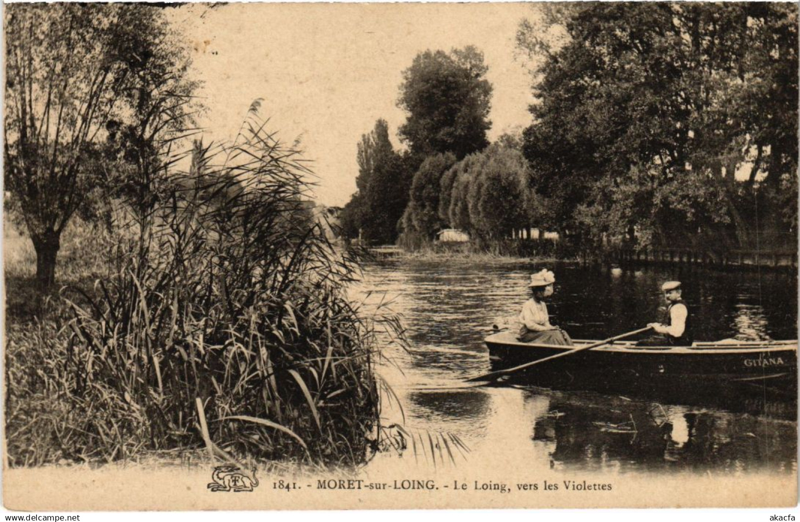 CPA Moret sur Loing Le Loing (1267828)