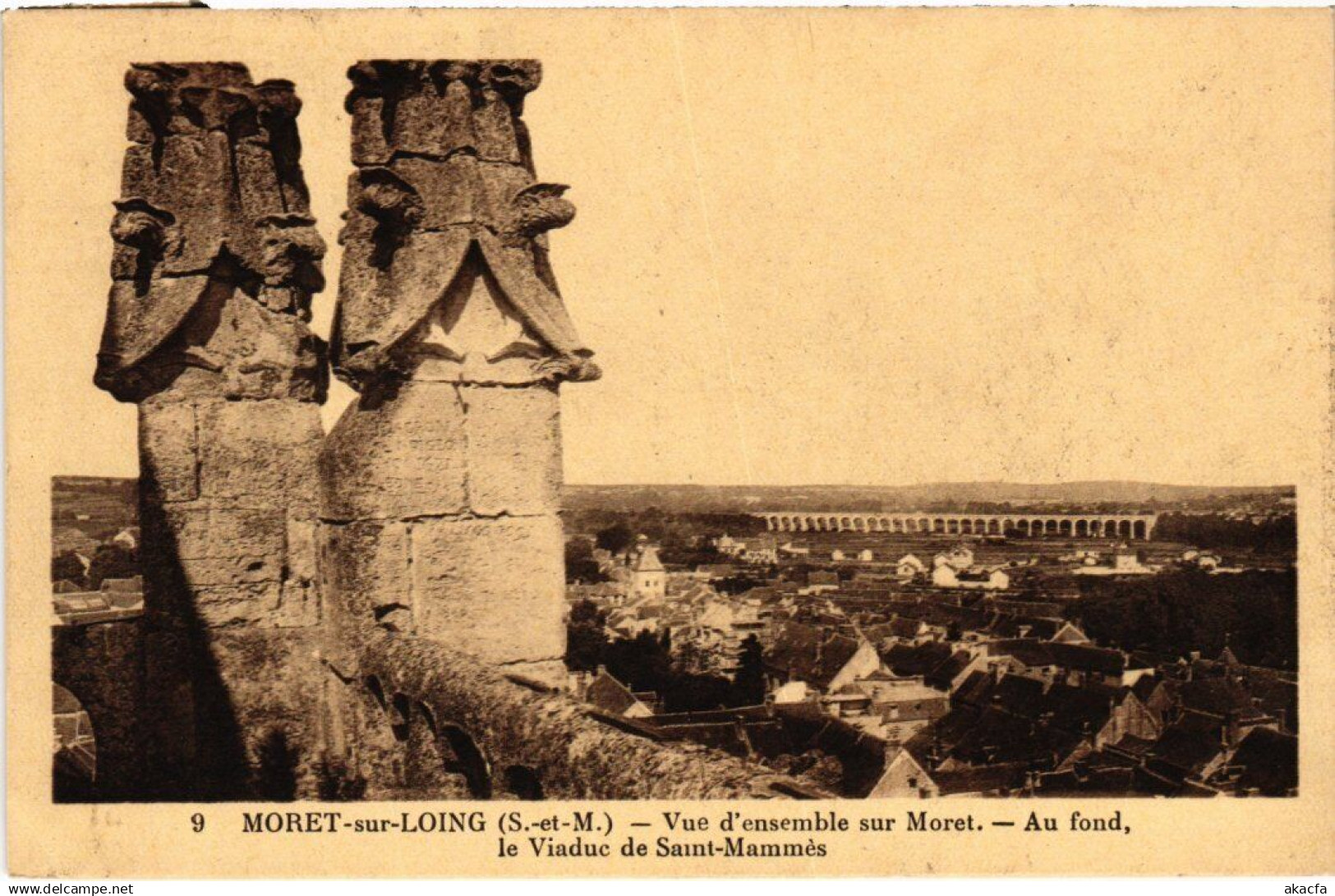 CPA MORET-sur-LOING Vue d'Ensemble sur Moret (1350501)