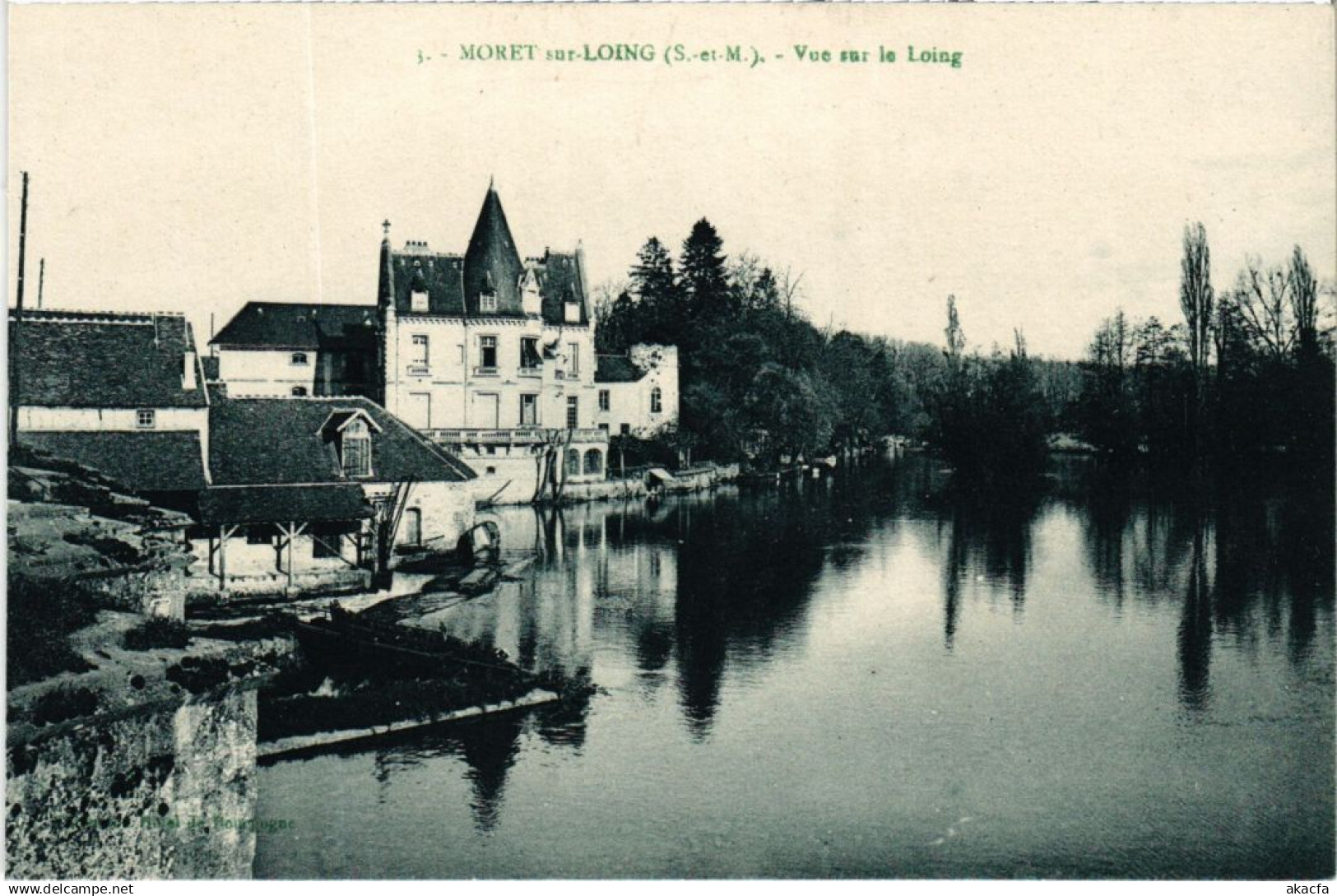 CPA Moret sur Loing vue sur le Loing (1267895)