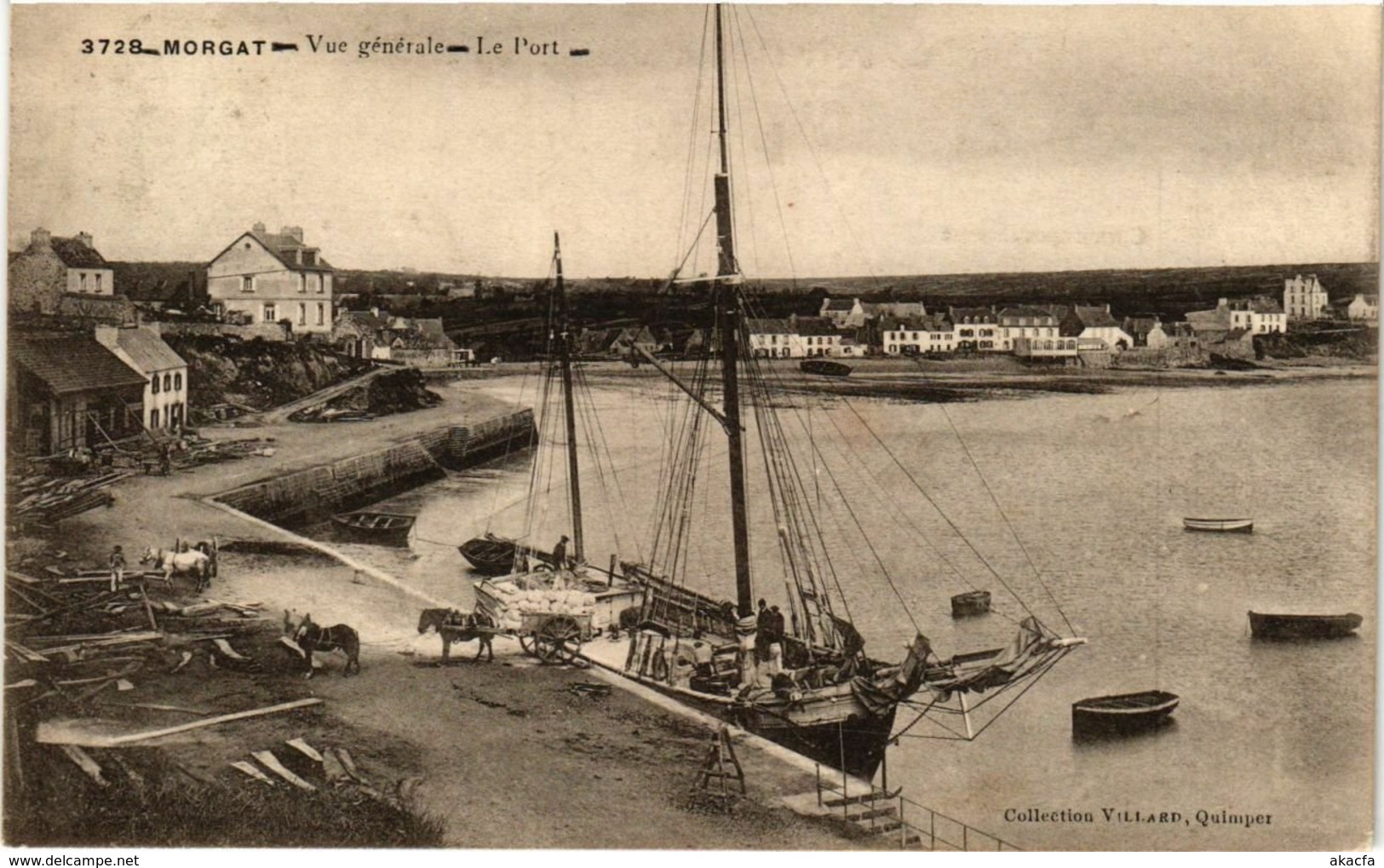 CPA MORGAT - vue générale - Le Port (252634)