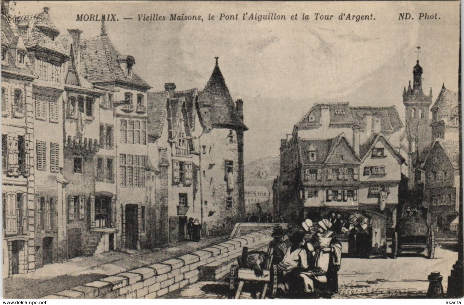 CPA MORLAIX - Vieilles Maisons (143187)