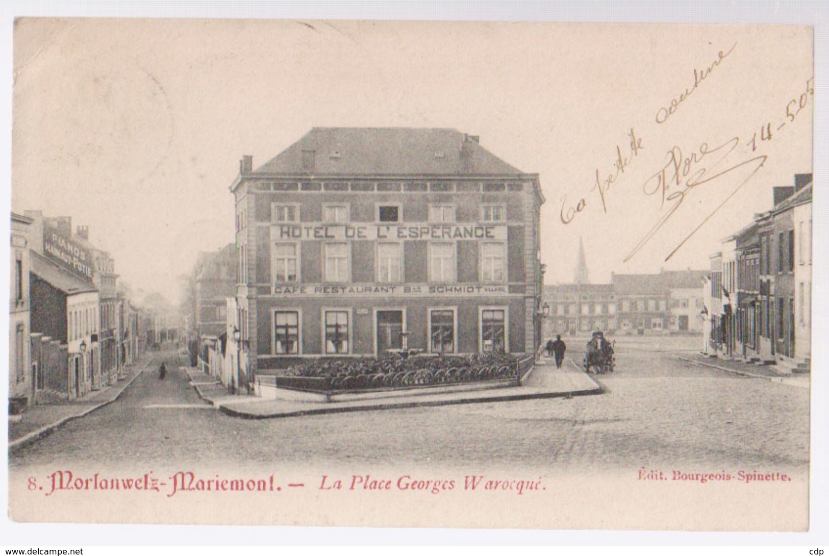 cpa morlanwelz  1905