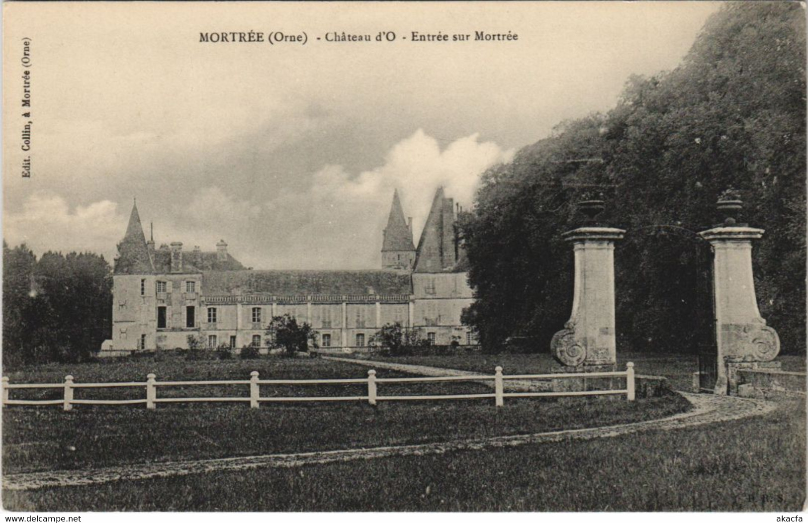 CPA Mortree Chateau d'O, entree sur Mortree FRANCE (1054103)