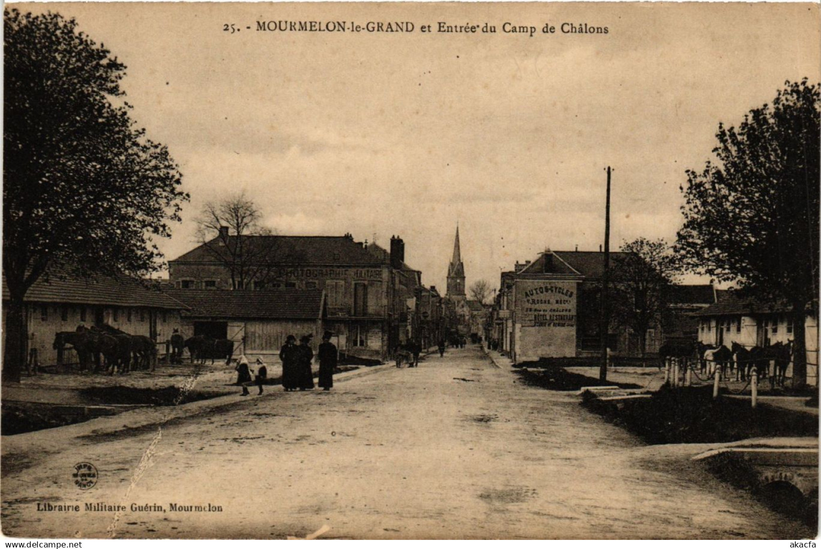 CPA MOURMELON-le-GRAND et Entrée du Camp de CHALONS (364767)