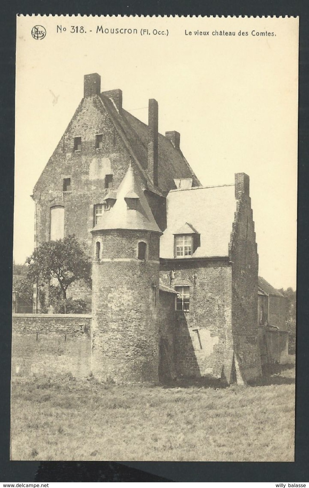 +++ CPA - MOUSCRON - MOESKROEN - Le vieux château des Comtes - Nels N° 318   //